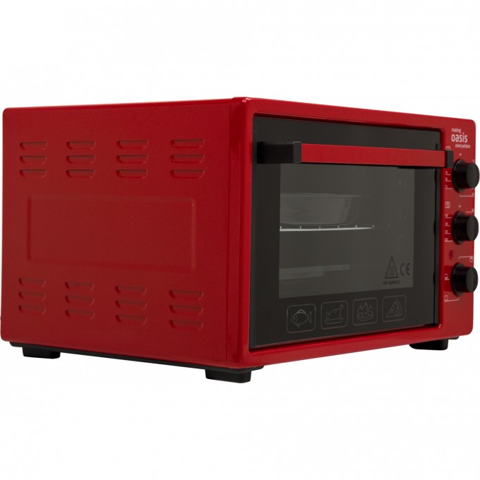 Электрическая мини-печь OASIS MAKING EVERYWHERE M-37R 4640130949082 Электрическая мини-печь OASIS MAKING EVERYWHERE M-37R 4640130949082