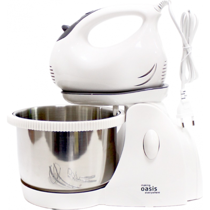 Миксер электрический стационарный OASIS MAKING EVERYWHERE MH-60W 4640130974268 Миксер электрический стационарный OASIS MAKING EVERYWHERE MH-60W 4640130974268